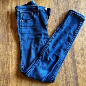 Madewell 10” High-Rise Skinny Jeans, Size 28T (tall), Excellent Condition